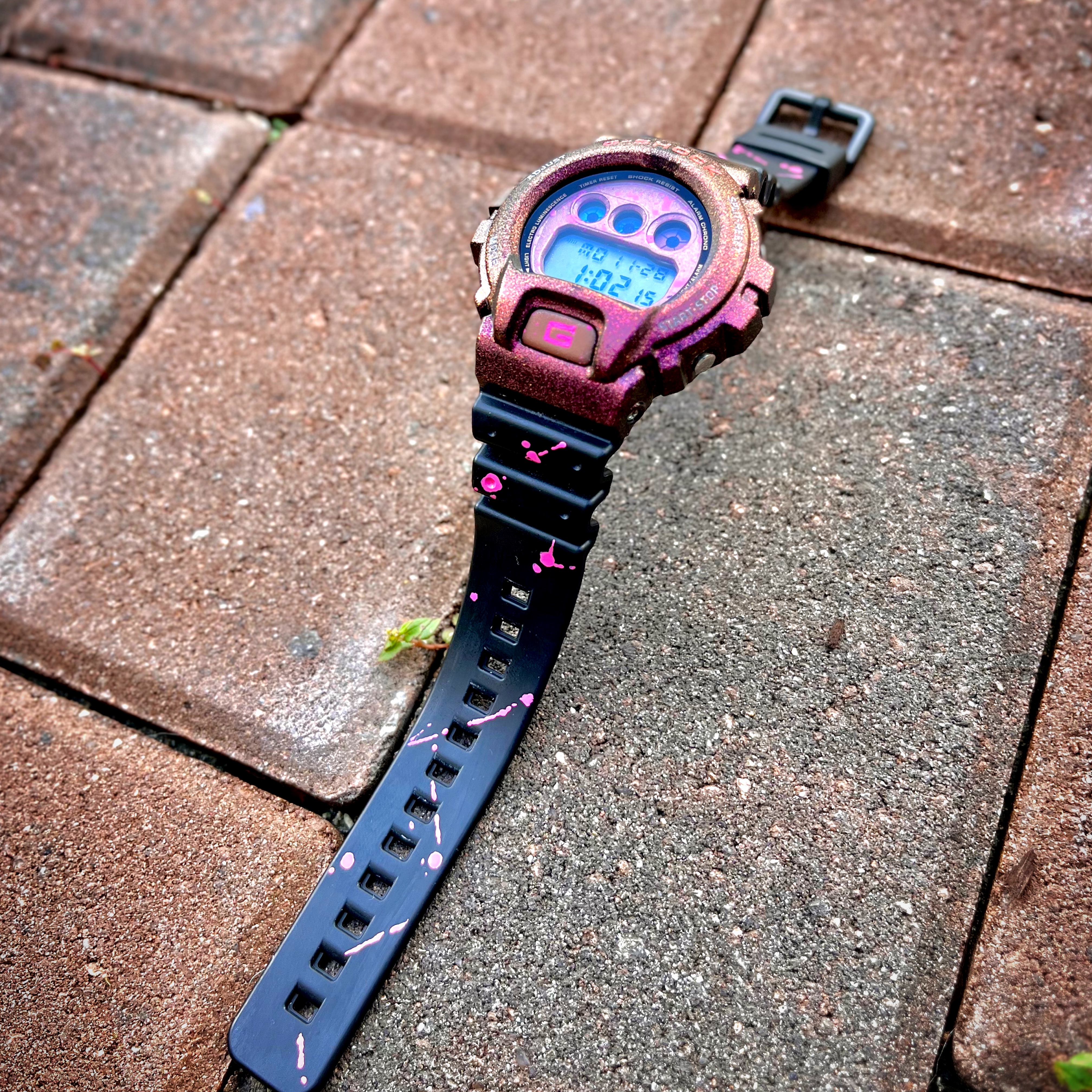 Custom G-Shock DW6900 “Pink Champagne” – jsbthecreator.com